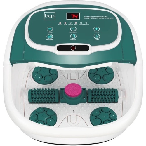 Automatic Heated Shiatsu Massage Foot Bath Spa w/ Pumice Stone - Lot 1593