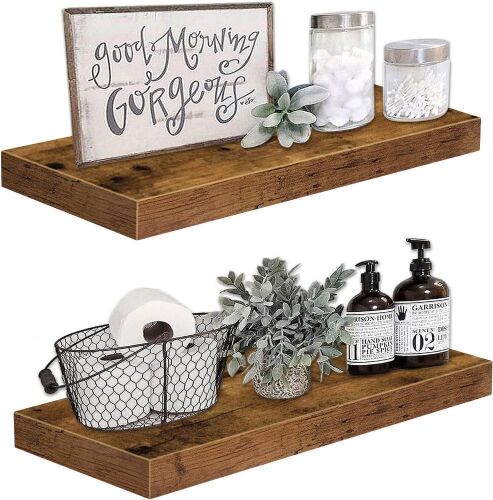 Floating Wall Shelves 23", Set of 2  - Lot 316