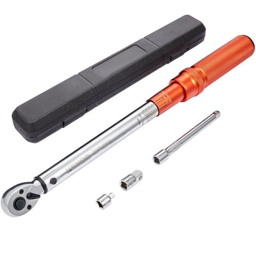 VEVOR 3/8-inch Drive Click Torque Wrench 10-80ft.lb, Dual-Direction Adjustable  - Lot 318