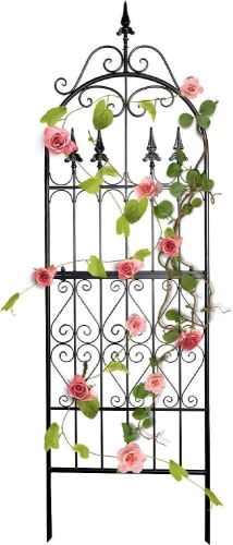 SCENDOR Heavy Duty Metal Garden Trellis 60”H x 21.7”W  - Lot 666