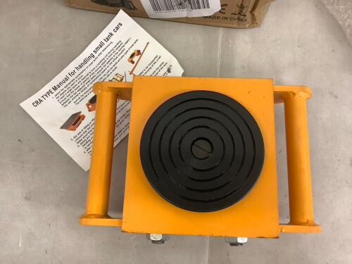 Heavy Machine Dolly Skate Roller Machinery Mover With 360-Degree Rotation Cap - Lot 696
