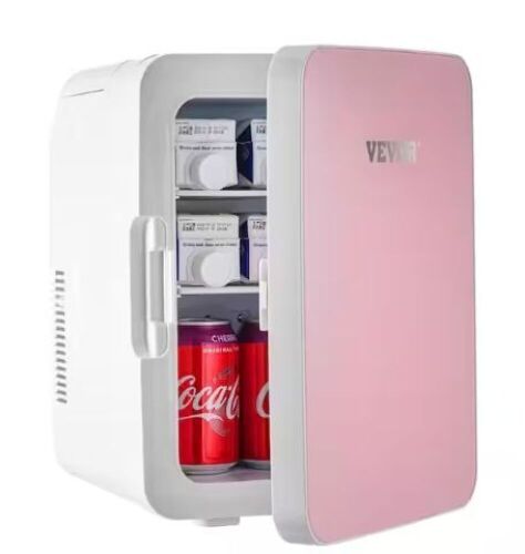 VEVOR 0.35 cu. ft. Mini Fridge without Freezer in Pink - Lot 721