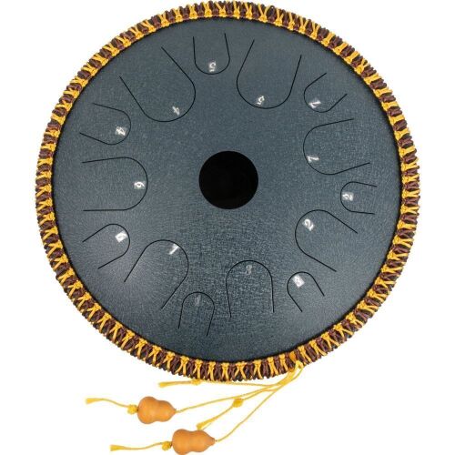 VEVOR 14" Navy Blue Tongue Handpan Drum 14 Notes  - Lot 731