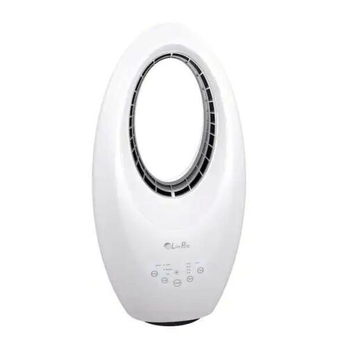 LivePure Bladeless Auto-Duster 22 in. Oscillating Pedestal Fan with Filter - Lot 76