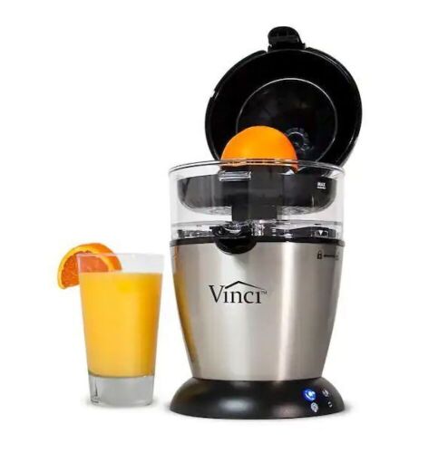 VINCI 50 W 12 fl. Oz. Stainless Steel Hand-Free Citrus Juicer, Automatic With 1-Button Easy Press - Lot 149