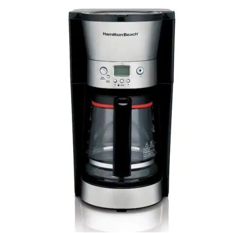 Hamilton Beach 12-Cup Black and Stainless Steel Programmable Coffee Maker - Lot 131