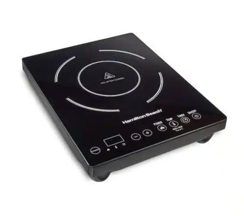 Hamilton Beach Single Burner 10 in. Black Induction Cooktop - Lot 358