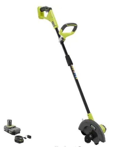 RYOBI ONE+ 18V 9 in. Cordless Battery Edger with 2.0 Ah Battery and Charger - Lot 79