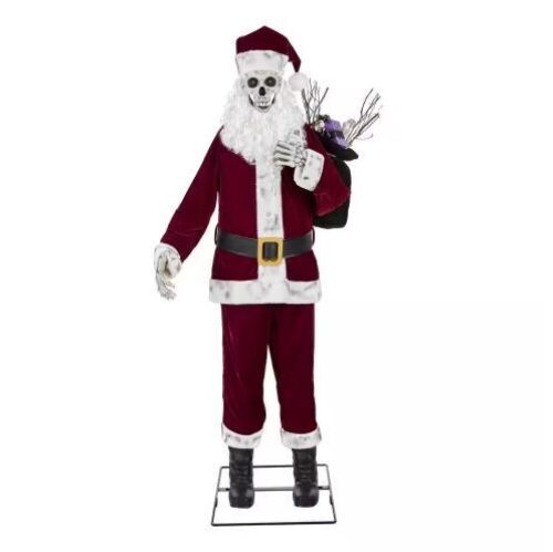 Home Accents Holiday 6 ft. Animated LED Skeleton Santa - Lot 90