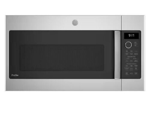 GE Profile 1.7 Cu. Ft. Over the Range Microwave in Stainless Steel with Air Fry - Lot 49