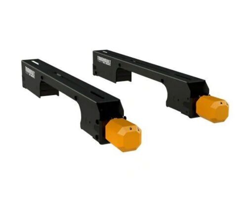 TOUGHBUILT Universal Miter Saw Tool Mounting Brackets with 100% Steel Body Construction and Extra-length Adaptor Plates - Lot 311