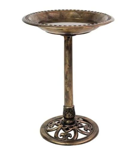 Patio Premier Acadia Brushed Bronze Birdbath - Lot 567