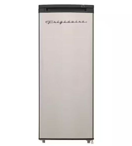 Frigidaire 6.5 cu. ft. Upright Freezer in VCM Stainless Steel Look - Lot 34
