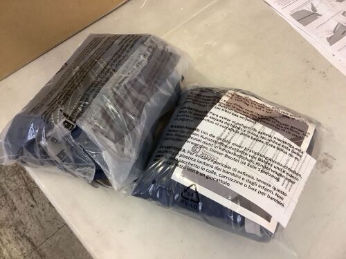 Navy Blue Outdoor Lounge Cushion Set - Missing One Cushion  - Lot 594