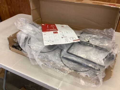 Bird Feeding Station, 6-Hook Steel Multi-Feeder Stand w/ 4 Feeders - 89in  - Lot 210