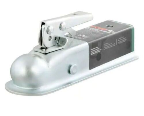CURT 2" Straight-Tongue Coupler with Posi-Lock, 3,500 lbs. - Lot 371