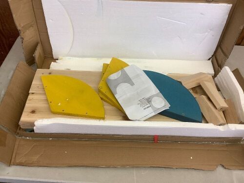Outdoor Wooden Bottomless Sandbox with Seats - Missing Hardware  - Lot 377