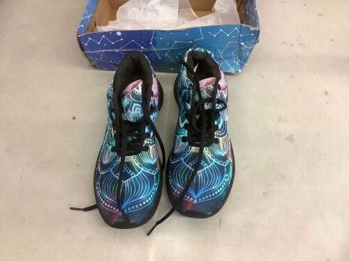 Mandala Print Shoes, Size 10W  - Lot 443