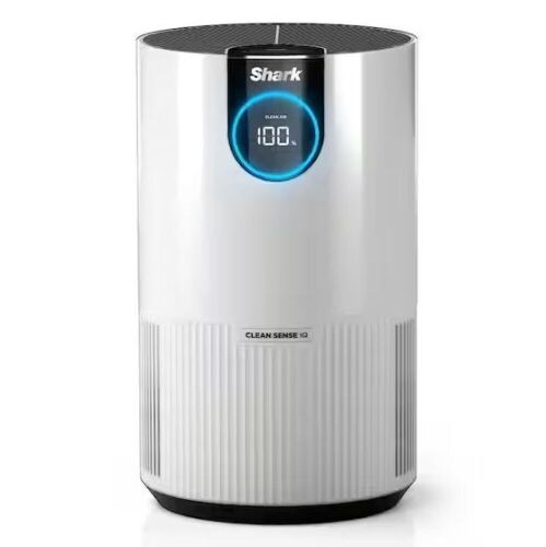 Shark Air Purifier with Nanoseal HEPA, Cleansense IQ, Odor Lock (500 Sq. Ft.) White, HP102 - Lot 363