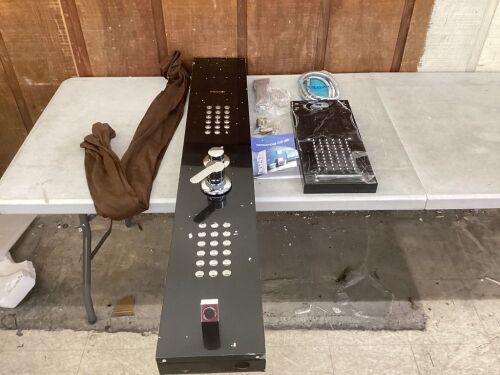 Shower Panel System - Missing 1 Escutcheon on Water Jet, Smashed Hose  - Lot 444