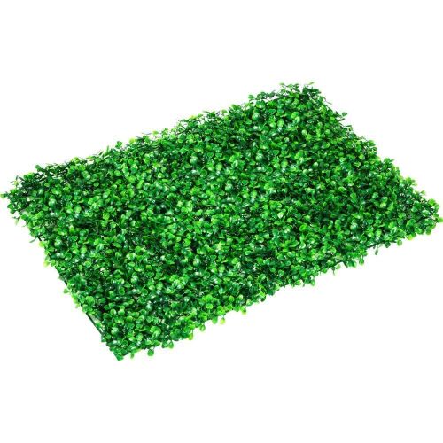 VEVOR Artificial Boxwood Hedge Wall Panels, 24"x16", 12 pcs - Lot 439