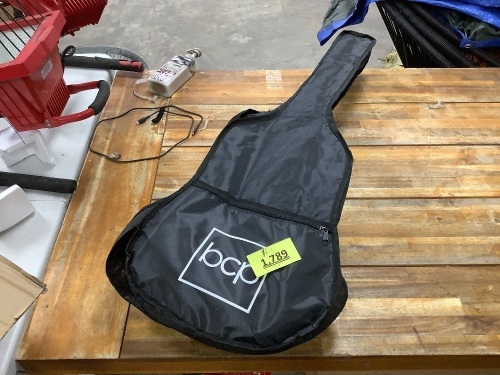 Black Accoustic Gutiar - Lot 1789