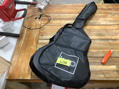 Black Accoustic Guitar - Lot 1790