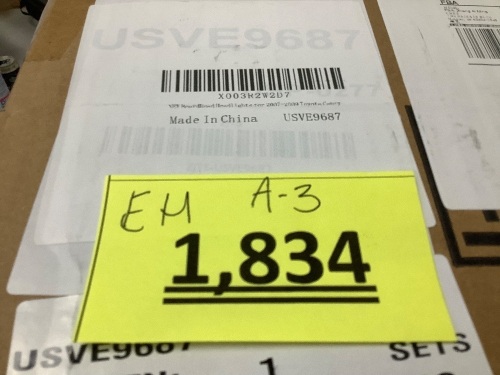 2007-2009 Toyota Camry Head Lights - Lot 1834