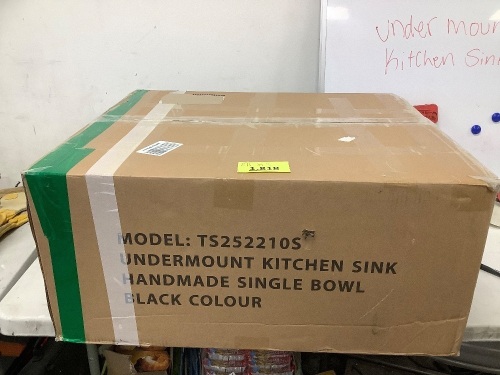 Under Mount Black Kitchen Sink - Lot 1818