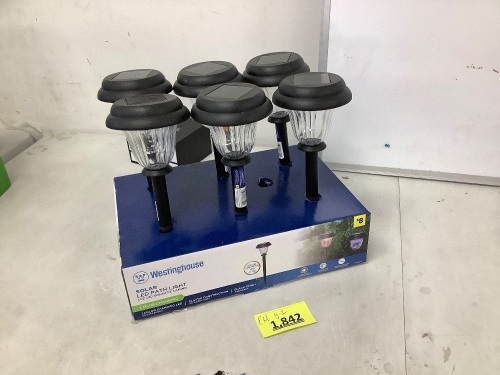 Set of 6 Westinghouse Solar LED Path Light - Lot 1842