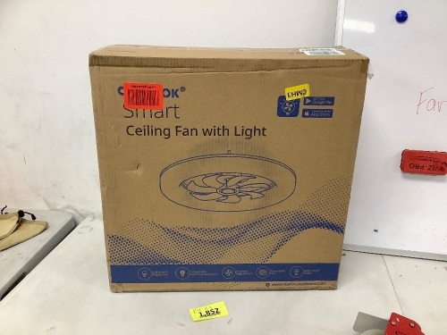 Smart Ceiling Fan With Light - Lot 1852