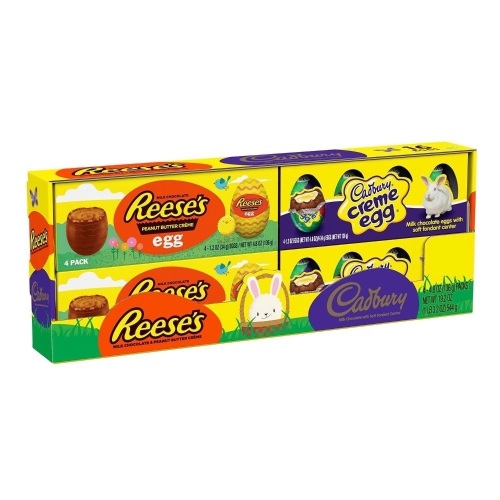 Cadbury/Reese's Egg Candy Box (24 assorted 4 packs) - Lot 1905