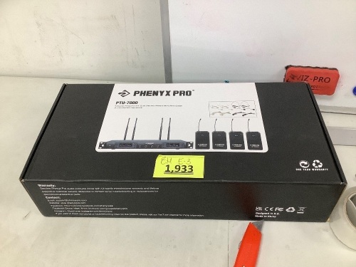 Phenyx Pro Wireless Microphone System  - Lot 1933