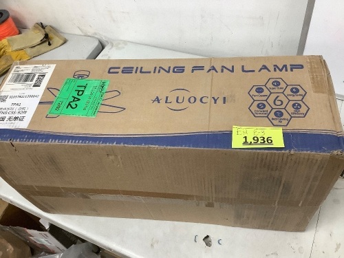 AlVocyi Ceiling Fan Lamp - Lot 1936