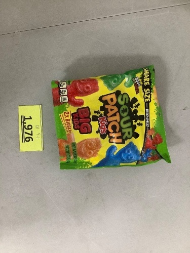 Box Of Bags Of Sour Patch Kids 5-12 OZ Bags - Lot 1976