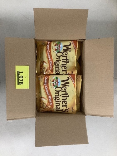Box Of Werthers original Creamy Caramel filled hard candies 12 count - Lot 1978