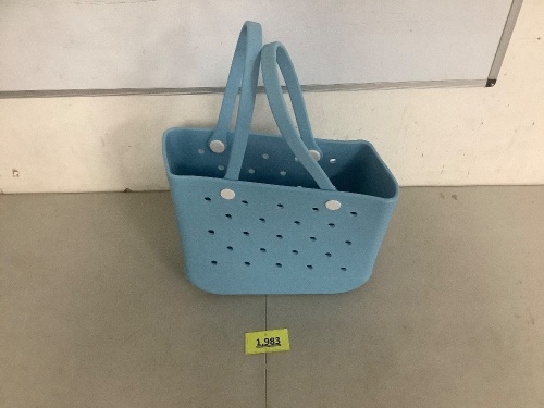 Light Blue Colored Croc Bag - Lot 1983