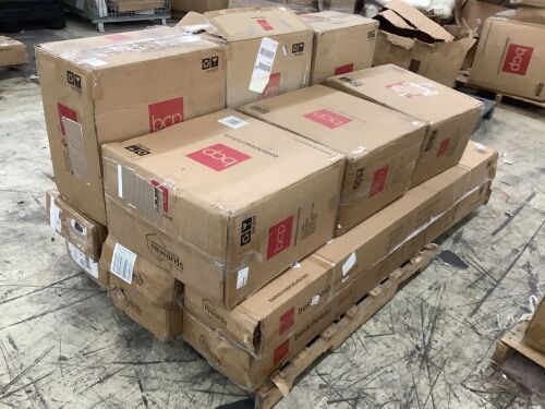 Lot of (6) Cantilever Patio Umbrellas & (6) Bases - Uninspected - Lot 117