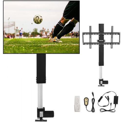 VEVOR Motorized TV Mount Lift Stroke Length 20 Inches for 28-32 Inch TV with Remote Control Height Adjustable 30-50 Inch, Load Capacity 132 Lbs - Lot 354