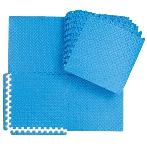Multipurpose Foam Tiles Customizable Floor Mat w/ Removable Edges  - Lot 515