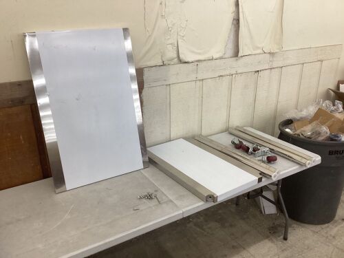 Stainless Steel Prep Table - Damaged Top  - Lot 636