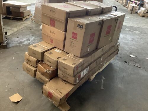 Lot of (9) Cantilever Patio Umbrellas & (9) Bases - Uninspected  - Lot 141