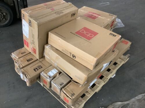 Lot of (6) Patio Umbrellas & (6) Bases - Uninspected - Lot 145