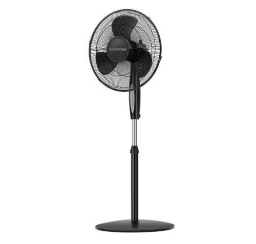 Hampton Bay 16 in. 3 Speed Digital Oscillating Standing Fan with Adjustable Height - Lot 565