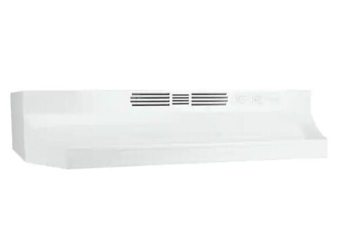 Broan-NuTone RL6200 Series 24 in. Ductless Under Cabinet Range Hood with Light in White - Lot 572