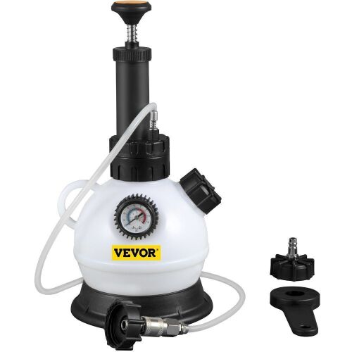 VEVOR 2L Brake Fluid Pressure Bleeder, Brake Fluid Replacement Tool Set with Pressure Gauge and Relief Valve - Lot 697