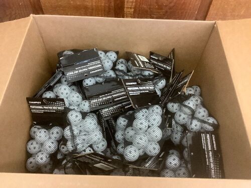 Lot of (31) CHAMPKEY Professional Practice Golf Balls, 12pk - Lot 658