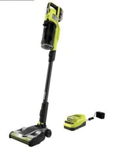 RYOBI ONE+ HP 18V Brushless Cordless Pet Stick Vac with Kit with Dual-Roller, 4.0 Ah HIGH PERFORMANCE Battery, and Charger - Lot 620