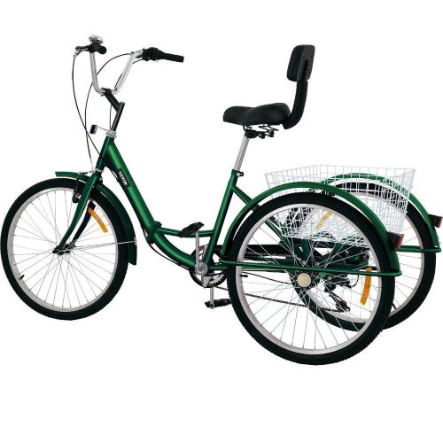 VEVOR 26’’ Wheels Adult Tricycle 7-Speed  - Lot 41