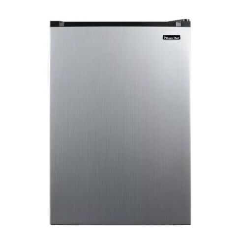 Magic Chef 4.4 cu. ft. Mini Fridge in Stainless Steel Look without Freezer - Lot 46